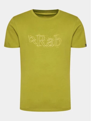 Rab T-Shirt Stance QCB-33 Zielony Regular Fit