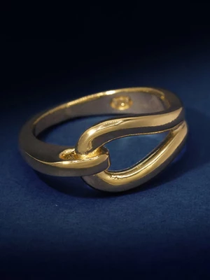 Rafaella Pozłacany pierścionek "Adara" rozmiar: 58