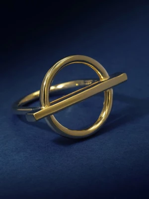 Rafaella Pozłacany pierścionek "Giuseppa" rozmiar: 52