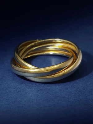 Rafaella Pozłacany pierścionek "Hestia" rozmiar: 52
