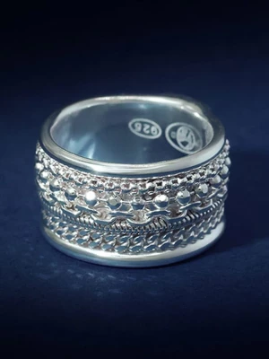 Rafaella Srebrny pierścionek "Perse" rozmiar: 52