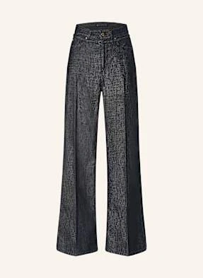 Raffaello Rossi Jeansy Sventy Belt Z Błyszczącą Przędzą blau