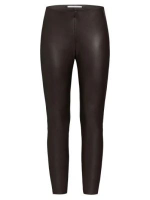 Raffaello Rossi Legginsy Resa Z Imitacji Skóry braun