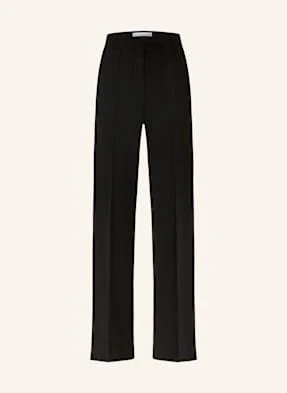 Raffaello Rossi Spodnie Bootcut Doro Z Dżerseju schwarz