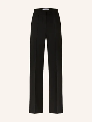 Raffaello Rossi Spodnie Bootcut Doro Z Dżerseju schwarz CZARNY
