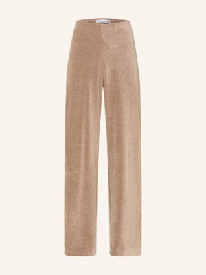 Raffaello Rossi Spodnie Marlena Elaine Ze Sztruksu braun