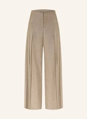 Raffaello Rossi Spodnie Marlena Malea Z Flaneli beige