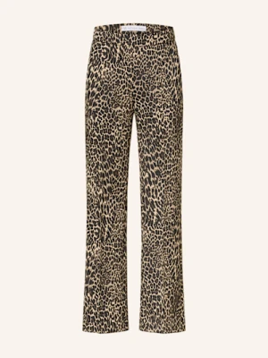 Raffaello Rossi Spodnie Marlena Renée Z Dżerseju beige