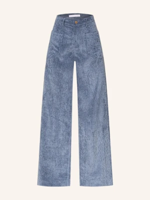 Raffaello Rossi Spodnie Sztruksowe Miru blau