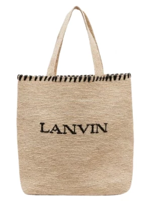 Raffia Tote Bag Lanvin