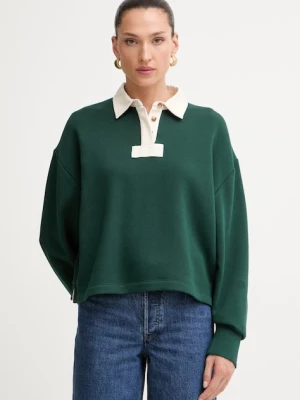 rag & bone bluza damska Terry zielony