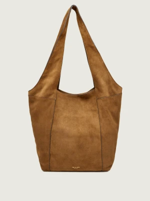Rag&Bone Hobo Brayton | zamsz rag & bone brązowy