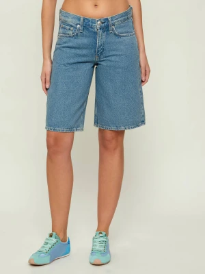 Rag&Bone Jeansowe bermudy ARIEL | Relaxed fit rag & bone niebieski