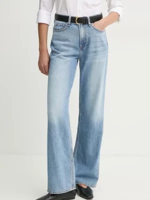 Rag & Bone jeansy damskie kolor niebieski WDD23S2935F2AU