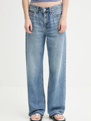 Rag & Bone jeansy damskie kolor niebieski WDD24H2935FWOR