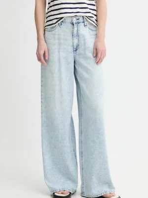 Rag & Bone jeansy damskie kolor niebieski WDD25S2952FWBE