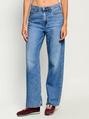 Rag&Bone Jeansy Logan | Relaxed fit | mid rise rag & bone niebieski