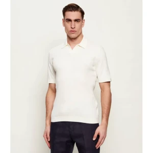 Rag&Bone Jedwabne polo JOHNNY | Slim Fit