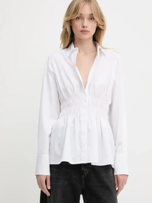 Rag & Bone koszula bawełniana damska kolor biały relaxed z kołnierzykiem klasycznym WAW25PA0317631