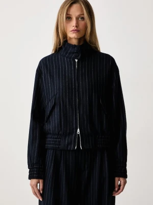 rag & bone kurtka damska z wełną Eliza granatowy