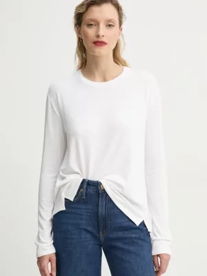 Rag & Bone longsleeve damski kolor biały WCC23ST082C782