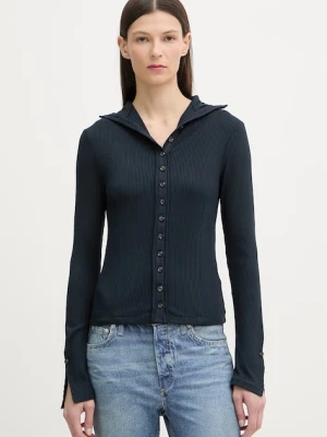 Rag & Bone longsleeve damski z wiskozy