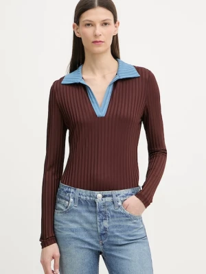 rag & bone longsleeve damski z wiskozy Luca