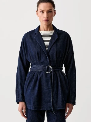 rag & bone marynarka jednorzędowa damska jeansowa Mandi