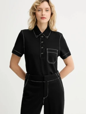 Rag & Bone polo damski kolor czarny RE2G25FT1PW