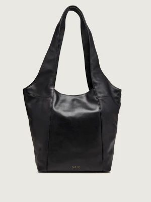 Rag&Bone Skórzana shopperka Brayton rag & bone czarny