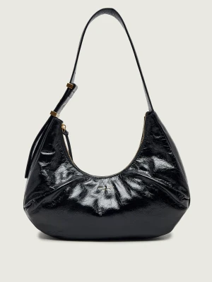 Rag&Bone Skórzane hobo Hudson rag & bone czarny
