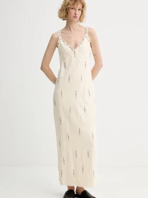 Rag & Bone sukienka z lnem Aubrey
