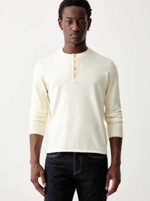 Rag & Bone sweter męski bawełniany beżowy