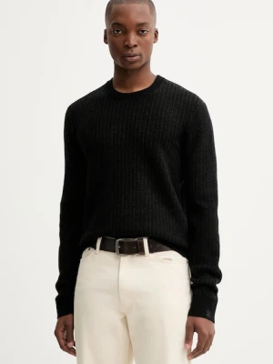 Rag & Bone sweter wełniany męski kolor czarny z golferm RH2325F6MWL