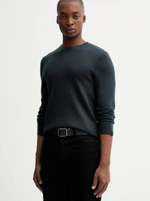 Rag & Bone sweter z dodatkiem wełny męski kolor granatowy lekki RH3225F6MWL