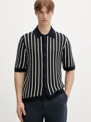 Rag & Bone sweter z krótkim rękawem męski bawełniany