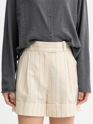 rag & bone szorty damskie z lnem Neila
