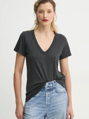 rag & bone t-shirt bawełniany czarny