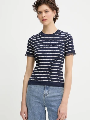 Rag & Bone t-shirt damski kolor granatowy WAS25P025UG25