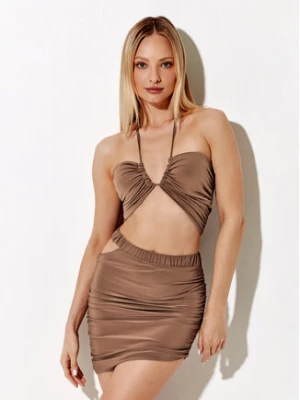 Rage Age Bluzka Bea Brązowy Regular Fit