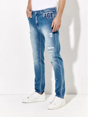 Rage Age Jeansy Hector Niebieski Slim Fit