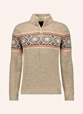 Ragman Sweter Typu Troyer beige