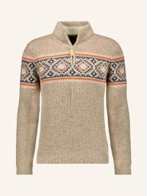 Ragman Sweter Typu Troyer beige