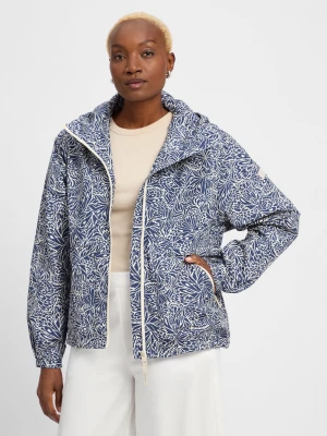Ragwear Damska kurtka funkcjonalna - Chrisanta Kobiety niebieski wzorzysty,