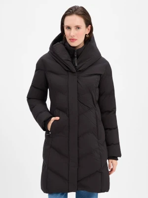 Ragwear Damski płaszcz funkcjonalny - Natalka Kobiety czarny jednolity,