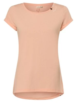 Ragwear Koszulka damska - Flora A Kobiety Bawełna różowy jednolity,