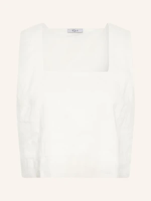 Rails Krótki Top Arika Z Lnu weiss