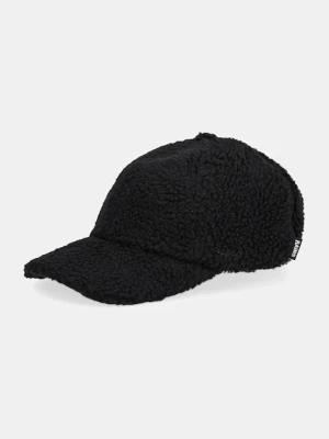 Rains czapka z daszkiem 20650 Fleece Cap kolor czarny 20650