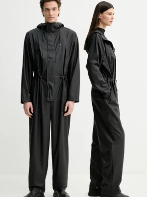 Rains kombinezon Jumpsuit Regular W3 kolor czarny przejściowa 12090