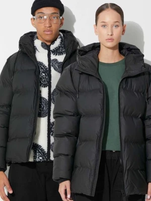 Rains kurtka 15120 Jackets kolor czarny zimowa